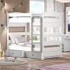 Casakids Loft μασίφ παιδική κουκέτα διαιρούμενη  110cm